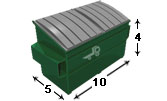 6-8 Yard Dumpster